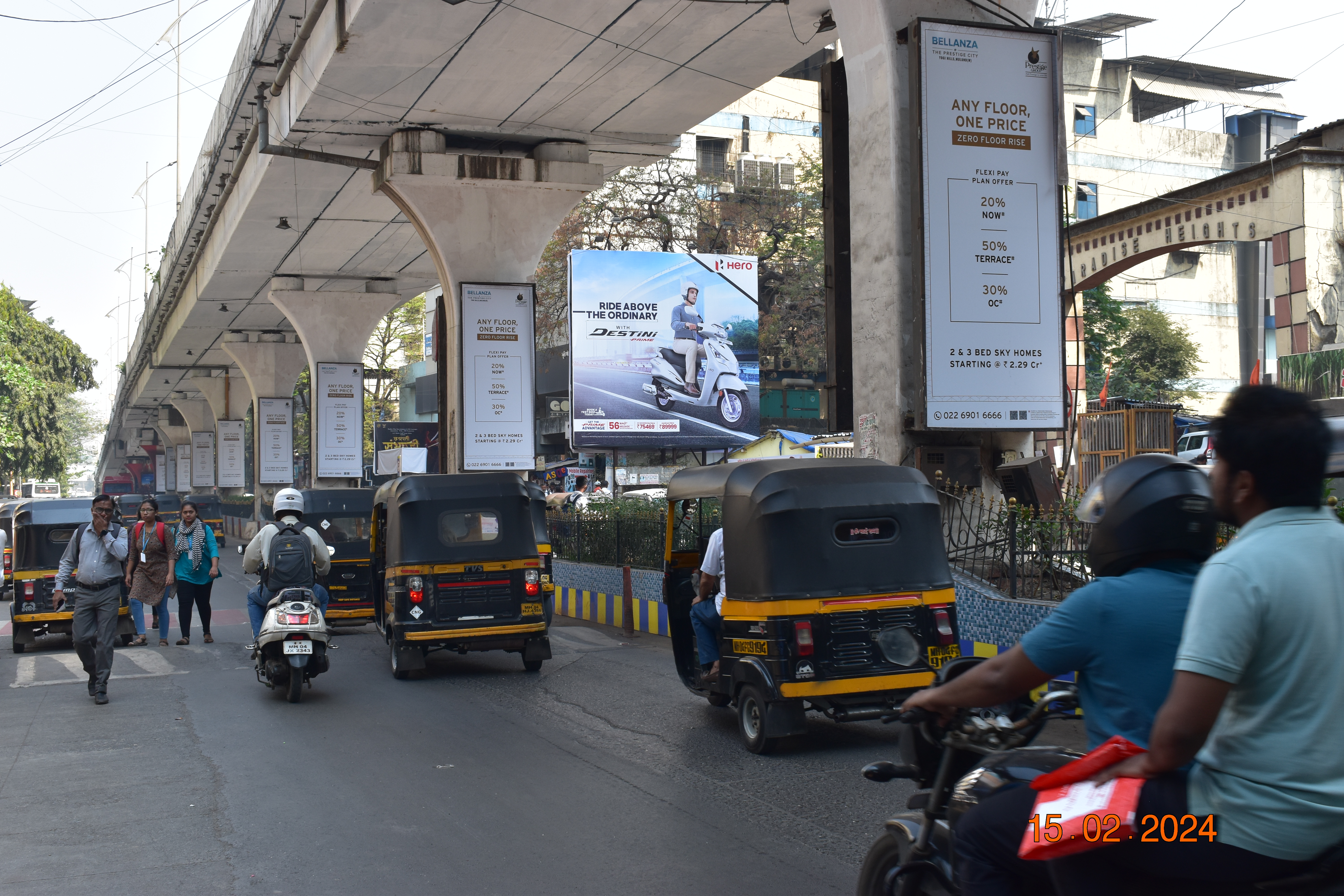 Thane Shivaji Path  hoarding
